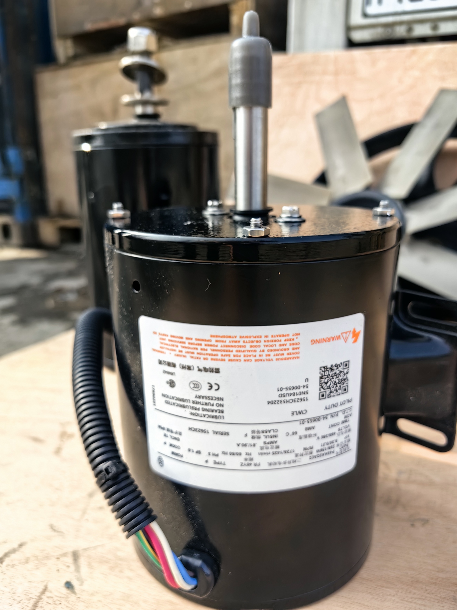 Электродвгатель конденсатора CARRIER TRANSICOLD CONDENSER FAN MOTOR 54-00655-01 REFRIGERATION, запчасти для рефконтейнера